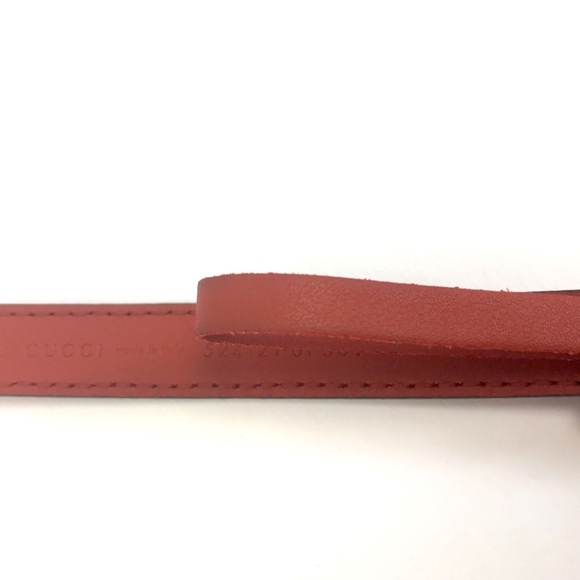 Gucci Patent Leather with Gucci Print Buckle 80 32 main image 4